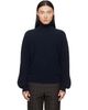 Maison Margiela Maison Margiela Navy Virgin Wool Turtleneck - 1