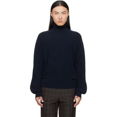 Maison Margiela Maison Margiela Navy Virgin Wool Turtleneck