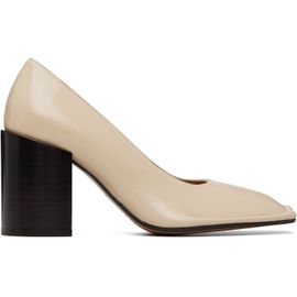 Maison Margiela Maison Margiela Off-White Piped Heels