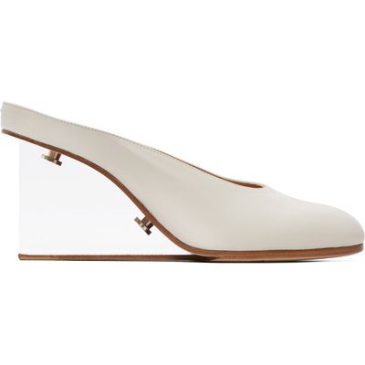 Maison Margiela Maison Margiela Off-White Plexi Pump Mules