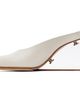Maison Margiela Maison Margiela Off-White Plexi Pump Mules - 3