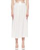 Maison Margiela Maison Margiela Off-White Taped Midi Skirt - 1