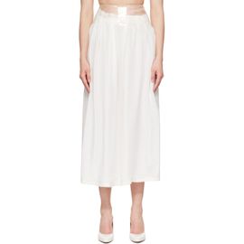Maison Margiela Maison Margiela Off-White Taped Midi Skirt