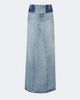 Maison Margiela Maison Margiela Paneled denim maxi skirt - 1
