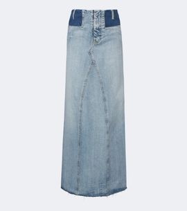 Maison Margiela Maison Margiela Paneled denim maxi skirt