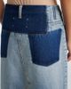 Maison Margiela Maison Margiela Paneled denim maxi skirt - 5