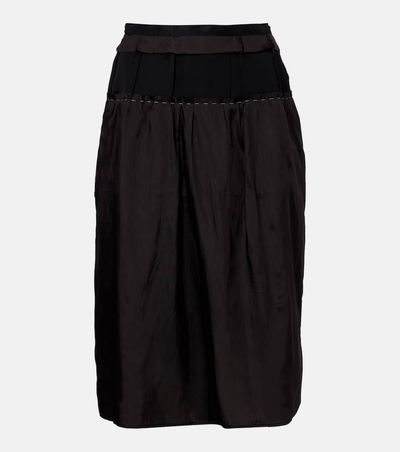Maison Margiela Maison Margiela Paneled midi skirt