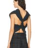 Maison Margiela Maison Margiela Patch Twisted Jersey Top - 3