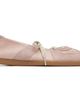 Maison Margiela Maison Margiela Pink Replica Soft Laced Ballerina Flats - 1