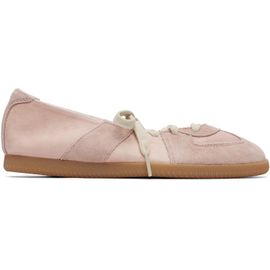 Maison Margiela Maison Margiela Pink Replica Soft Laced Ballerina Flats
