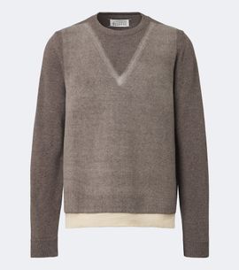 Maison Margiela Maison Margiela Printed virgin wool sweater