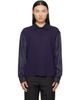 Maison Margiela Maison Margiela Purple Bimaterial Shirt - 1