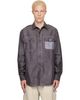 Maison Margiela Maison Margiela Purple Double-Dyed Workwear Shirt - 1