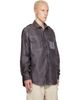 Maison Margiela Maison Margiela Purple Double-Dyed Workwear Shirt - 2