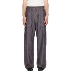 Maison Margiela Maison Margiela Purple Double-Dyed Workwear Trousers