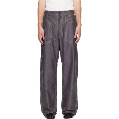 Maison Margiela Maison Margiela Purple Double-Dyed Workwear Trousers