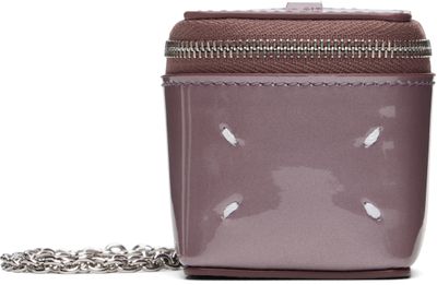 Maison Margiela Maison Margiela Purple Mini Cube Chain Bag
