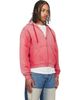 Maison Margiela Maison Margiela Red Embroidered Logo Hoodie - 2
