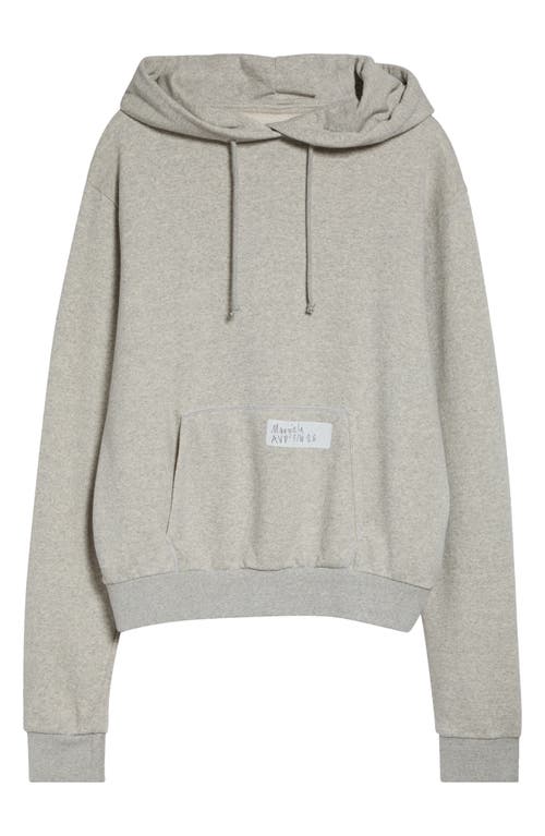 Maison Margiela Maison Margiela Regular Fit Logo Patch Hoodie