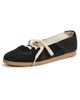 Maison Margiela Maison Margiela Replica Soft Laced Ballet Sneakers Black - 1