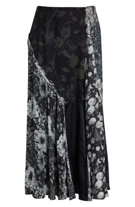 Maison Margiela Maison Margiela Sequin & Floral Patchwork Skirt