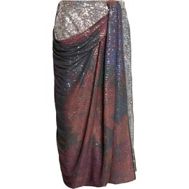 Maison Margiela Maison Margiela Sequin Draped Midi Skirt