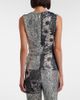 Maison Margiela Maison Margiela Sequined patchwork top - 4