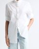 Maison Margiela Maison Margiela Short Sleeve Cotton Poplin Snap-Front Shirt - 1