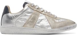 Maison Margiela Maison Margiela Silver Replica Iridescent Sneakers