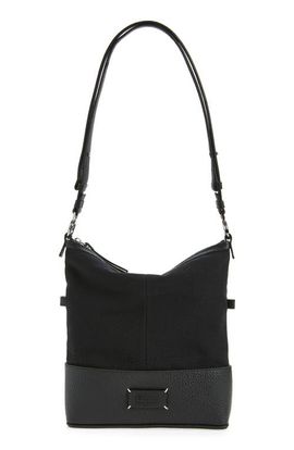 Maison Margiela Maison Margiela Small 5AC Canvas & Leather Hobo Bag