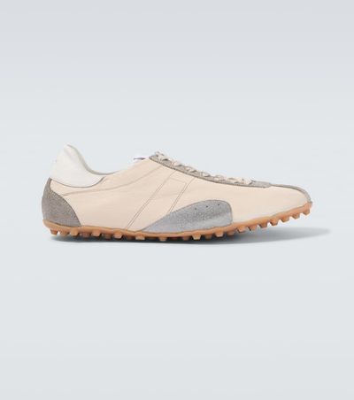 Maison Margiela Maison Margiela Sprinters suede-trimmed leather sneakers