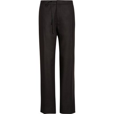Maison Margiela Maison Margiela Straight Leg Virgin Wool Flannel Trousers