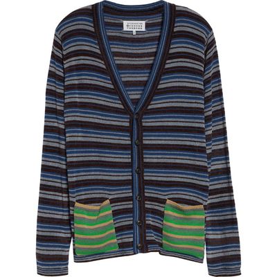 Maison Margiela Maison Margiela Stripe Knit Cardigan