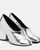 Maison Margiela Maison Margiela Tabi 80 metallic leather pumps - 1