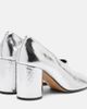 Maison Margiela Maison Margiela Tabi 80 metallic leather pumps - 3