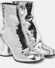 Maison Margiela Maison Margiela Tabi metallic leather ankle boot - 1
