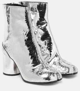 Maison Margiela Maison Margiela Tabi metallic leather ankle boot
