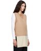 Maison Margiela Maison Margiela Tan & Beige Fused Knit Vest - 2