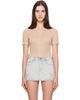 Maison Margiela Maison Margiela Tan Fusion T-shirt - 1