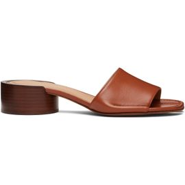 Maison Margiela Maison Margiela Tan Tabi Mule Heeled Sandals