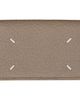 Maison Margiela Maison Margiela Taupe Calfskin Card Holder - 1