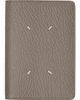 Maison Margiela Maison Margiela Taupe Four Stitches Passport Holder - 1
