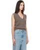 Maison Margiela Maison Margiela Taupe Lived In Sweater Vest - 2