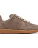 Maison Margiela Maison Margiela Taupe Replica Suede Sneakers - 1