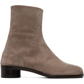 Maison Margiela Maison Margiela Taupe Tabi Ankle Boots