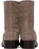 Maison Margiela Maison Margiela Taupe Tabi Ankle Boots - 2