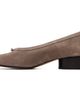 Maison Margiela Maison Margiela Taupe Tabi Ballerina H30 Suede Heels - 3