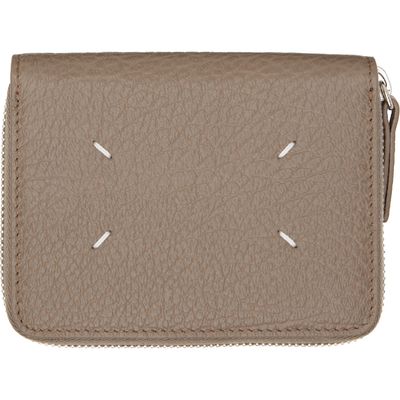 Maison Margiela Maison Margiela Taupe Zip Wallet