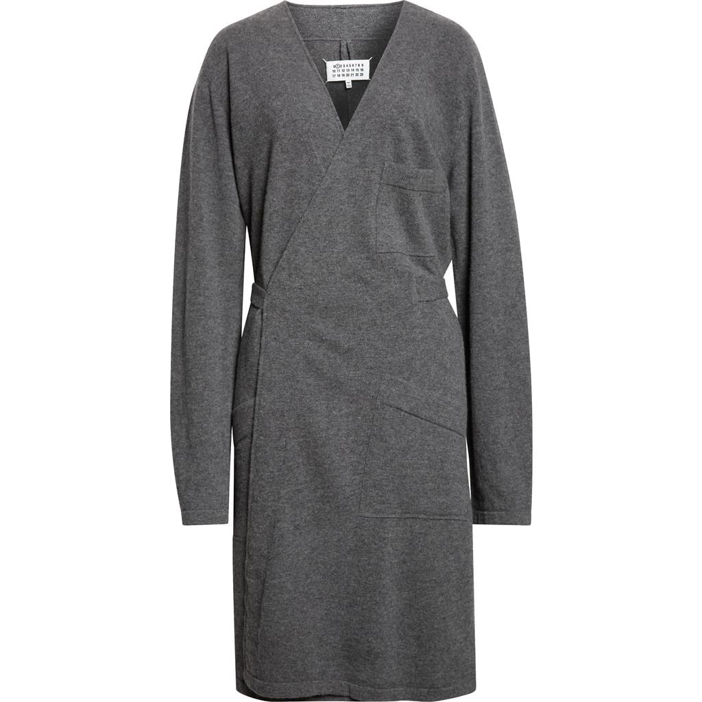 Maison Margiela Maison Margiela Virgin Wool Wrap Cardigan