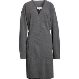 Maison Margiela Maison Margiela Virgin Wool Wrap Cardigan